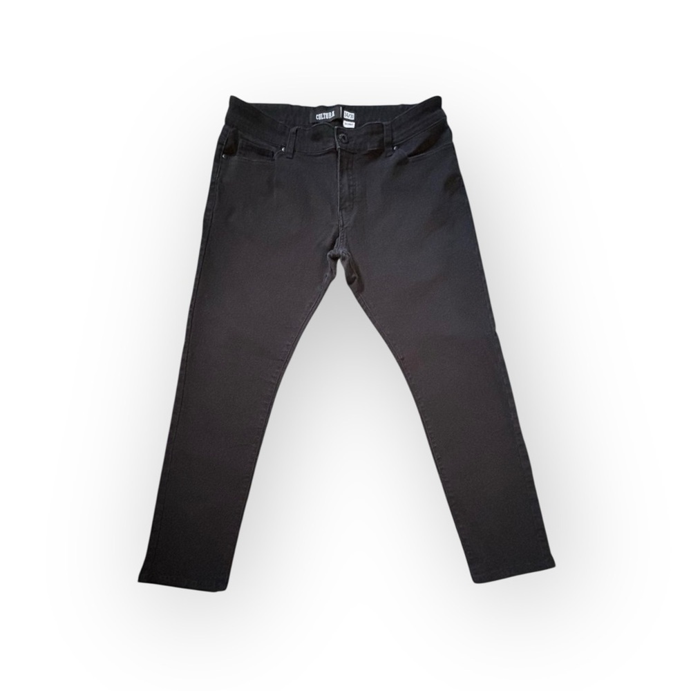 Cultura Black Skinny Jeans 34x30 Stretch Almost New